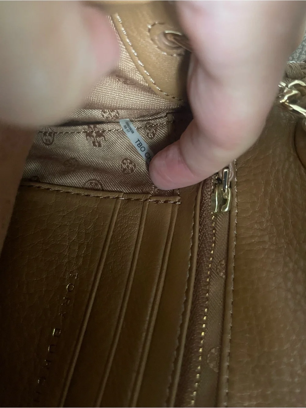 Tory Burch Camel Brown Shoulder Bag